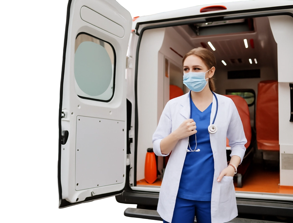 врач со стетоскопом